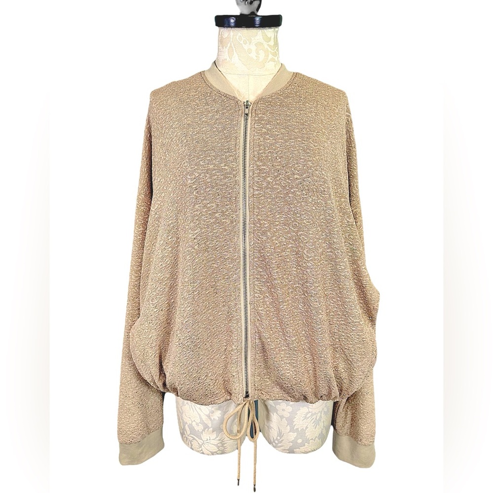 White Birch Sparkly Zip Cardigan Jacket